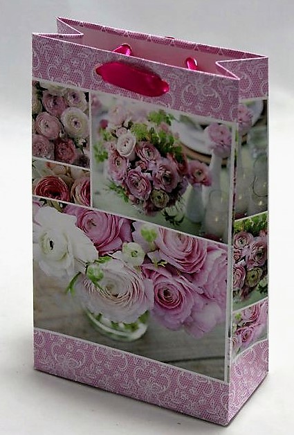 Пакет подарочный женская серия 130гр, 8 х 12 х 4см (12шт/уп) Unison (PVM 081204 W)