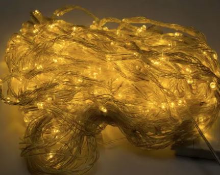 Гирлянда водопад 480 LED 3м х 3м теплый белый Желтый Unison (1533-07)