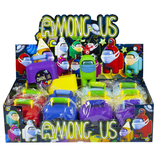 Игрушка -герой игры "Among us"-чемоданчик с фигурк.,11,5см,12в.,в/в (50105)