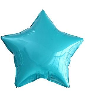 Шарик фольгированный Pelican 18' (45см), Звезда бирюзовая, 5шт/уп Зеленый Pelican (832618)