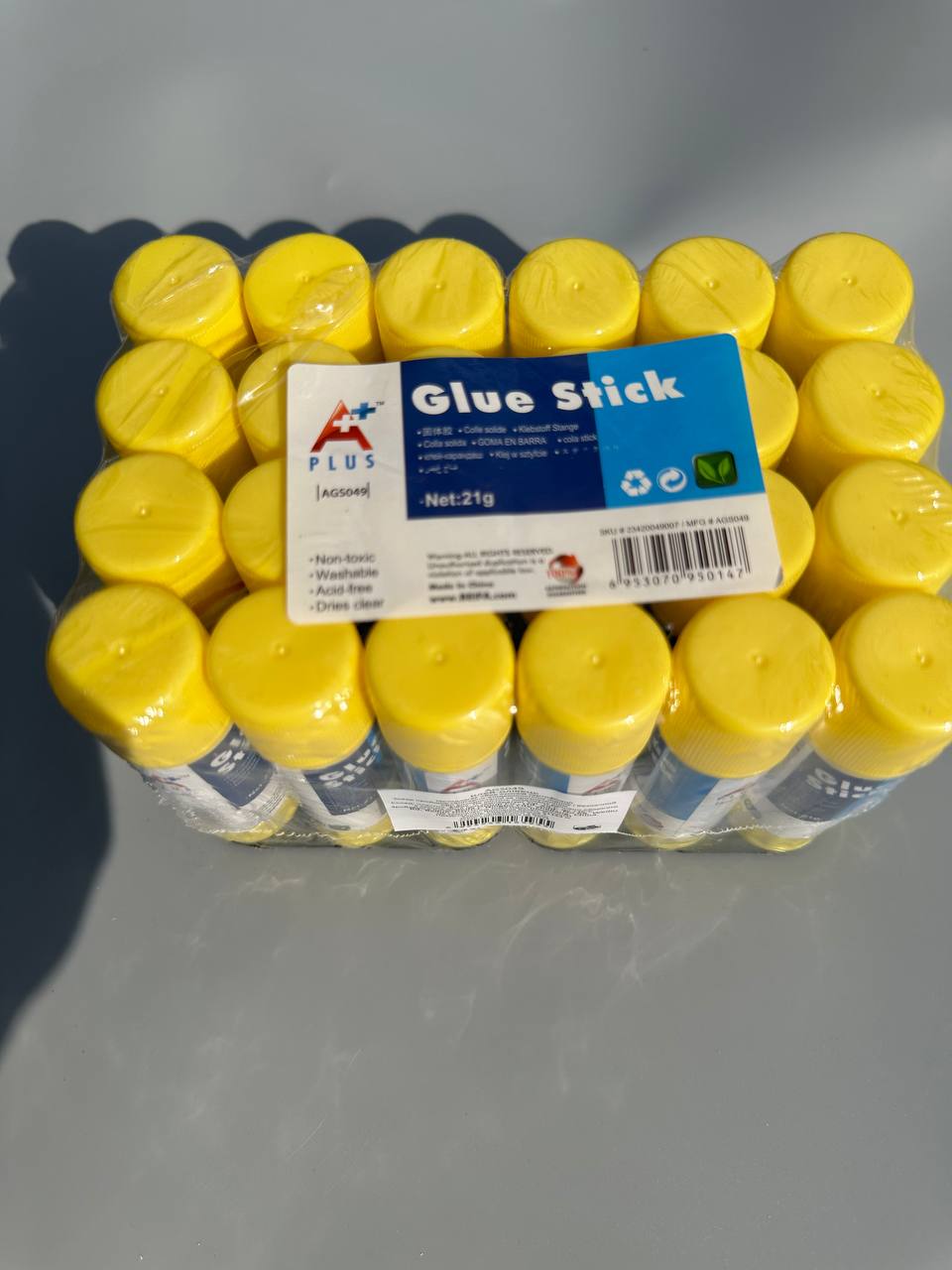 Клей-карандаш Beifa 15 гр Желтый Unison (045AGS)