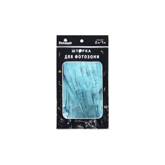 Фотозона  2м х 1м, "Сатин" голубая Голубой Pelican (872174)