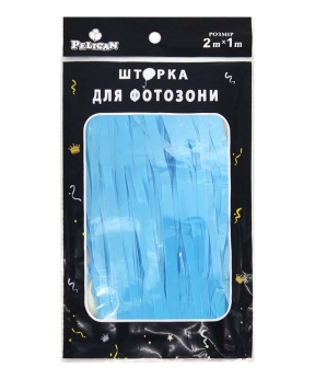 Фотозона  2м х 1м, "Макарун"  голубая Голубой Pelican (872123)