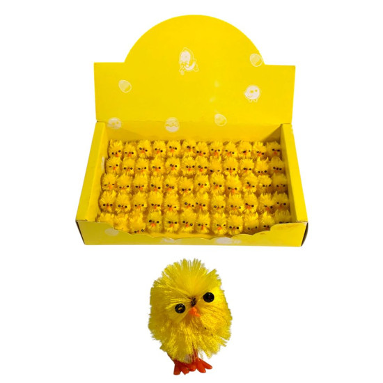 Пасхальный декор Жёлтый цыпленок 2,5см (L00573)