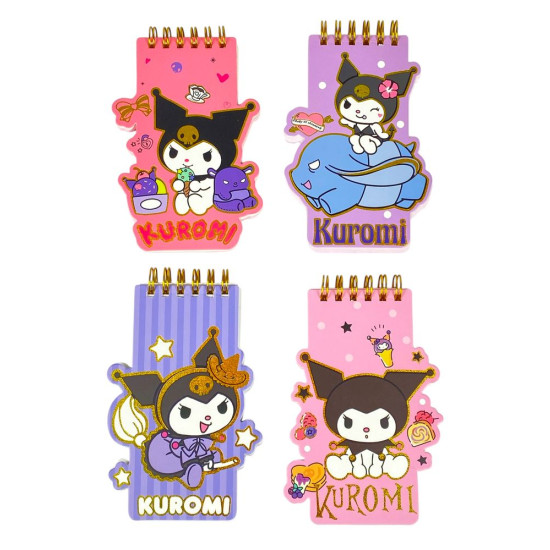 Блокнот на спирали - 60 листов фигурный "Kuromi" 9 х 13см, 4 вида (SC-9-3)