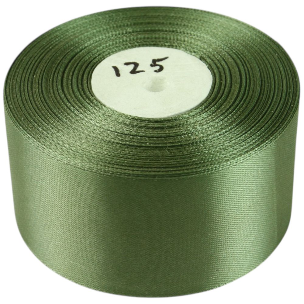 Атласна стрічка 5см (±5мм) x 33м Зелений Marill (LA5033-125)