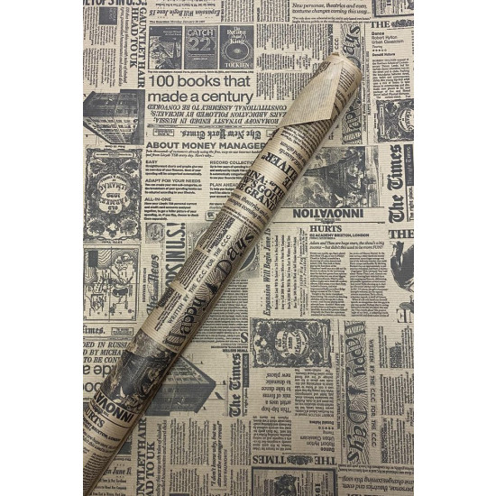 Бумага упаковочная крафт-двосторонний 1000х700  10 листов (Пт 10070-11)