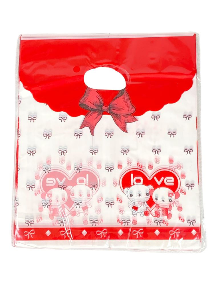 Подарочный пакет, полиэтиленовый 20 х 25см, 24шт/уп (10700-6)