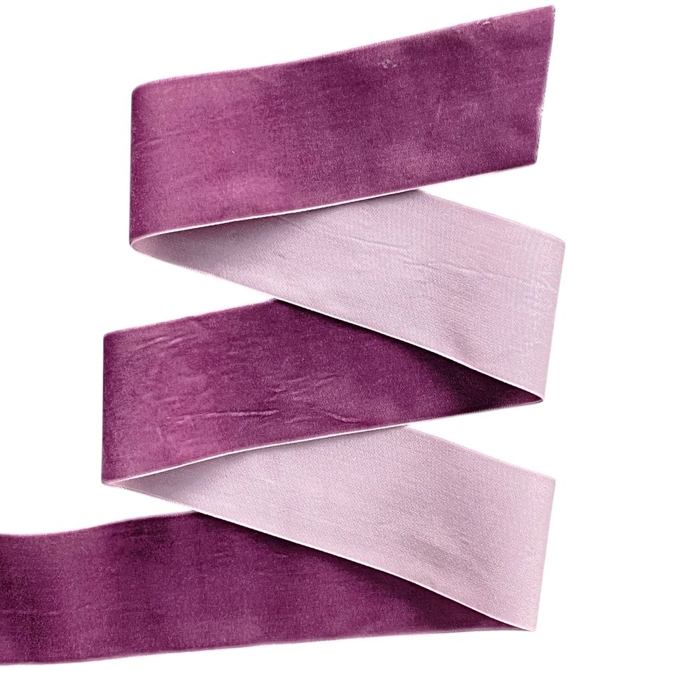 Бархатная лента  5 см (±5мм) х 20 ярдов Фиолетовый Marill (D00850- C 69)