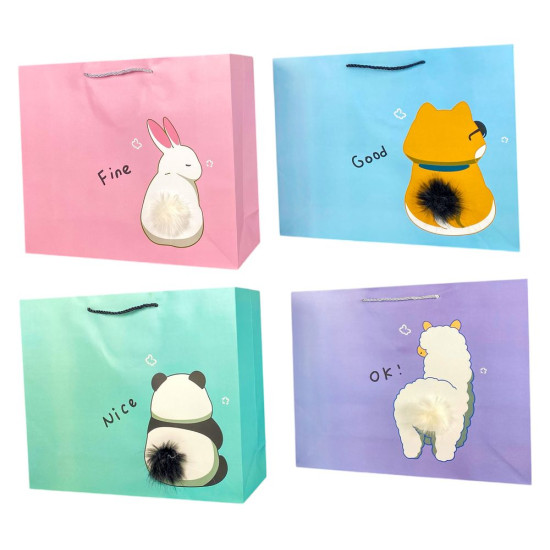 Подарочный пакет горизонтальный 40 х 31 х 12см, 210гр Unison (Q9349L)