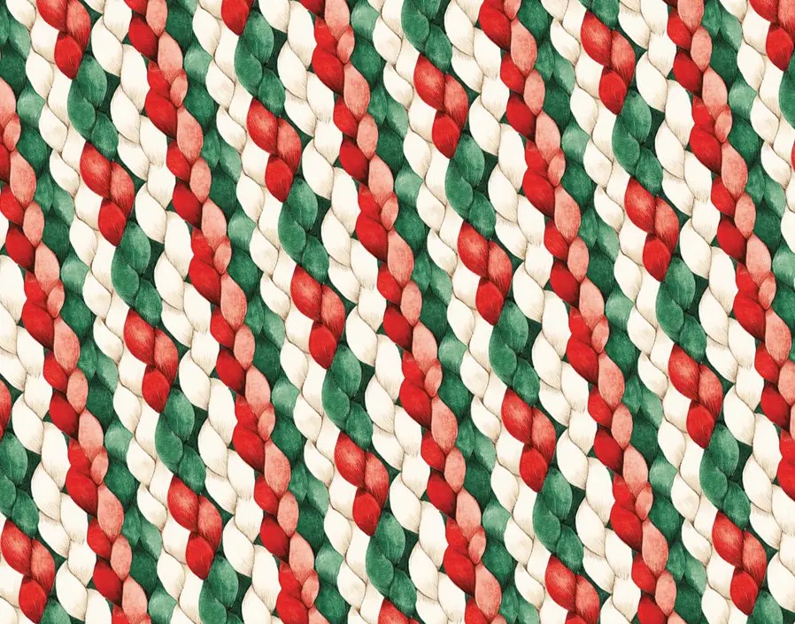 Бумага новогодняя для упаковки подарков 10 листов - 100 х 70 см 50г Marta (PCZ10070-10-633)