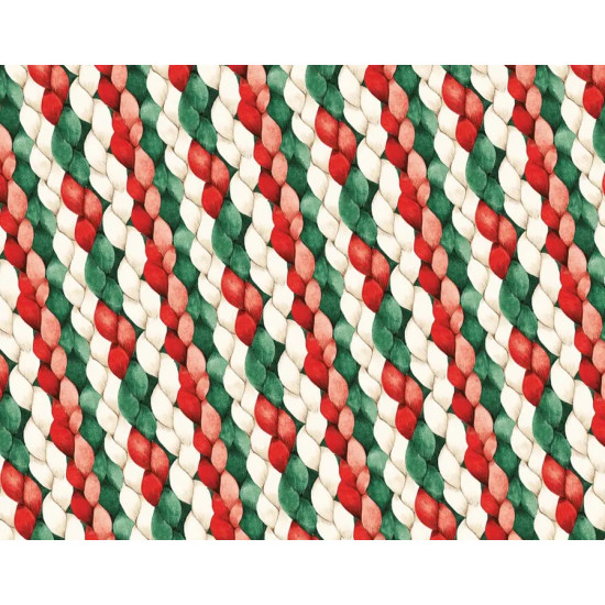 Бумага новогодняя для упаковки подарков 10 листов - 100 х 70 см 50г Marta (PCZ10070-10-633)