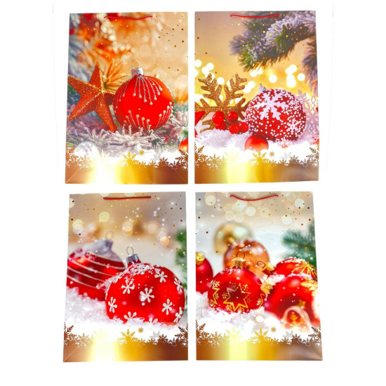 Пакет подарочный новогодний 70 х 50 х 20 см Unison (800XXL)