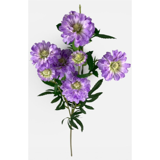 Ветка хризантемы, 80 см, сиреневая Unison (ТВ-80-1)