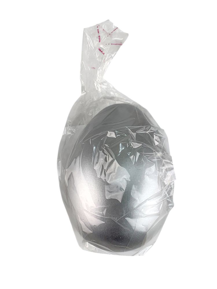 Пасхальное яйцо 15 х 10см серебро (L00164)