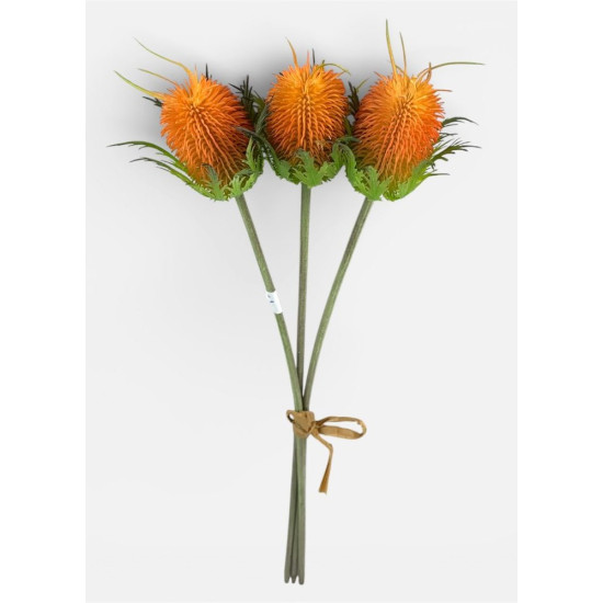 Ветка - Ворсянка, 60см оранжевая Unison (c35)