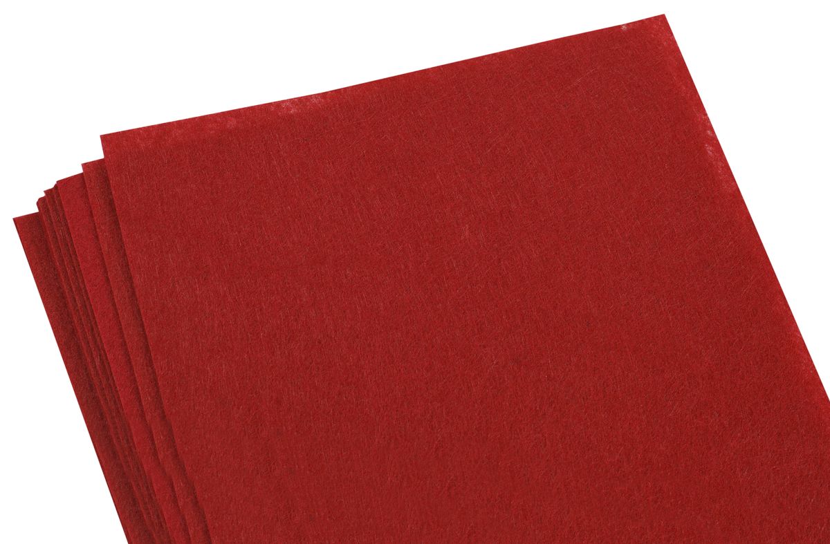 Фетр 1,2мм красный Medium А4 -10 листов, 170MHQ-001 (170MHQ-001)