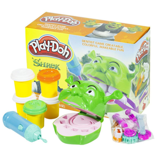 Пластилин тесто "Стоматолог" Разноцветный Unison (PD8653)