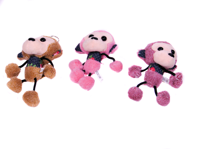 Брелок обезьянка мягкая большая 14см Unison (Бр 012)