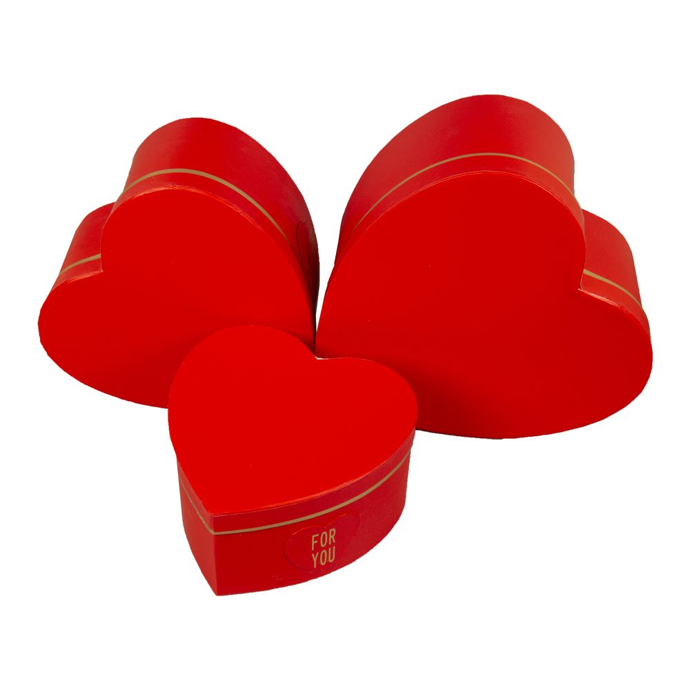 Коробка подарочная в наборе - 3шт (27 x 27 x 12cm/23,5 x 23 x 11cm/19 x 19 x 10cm) Unison (W5928)