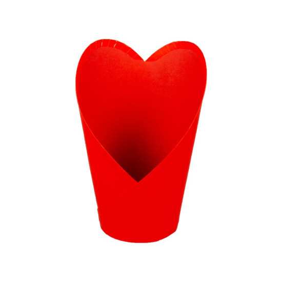 Коробка декоративная для цветов 13,5 x 10 x 22см Красный Unison (W3013)