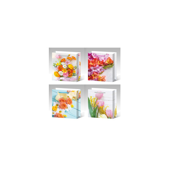 Пакет подарочный 210гр, 18 x 24 x 8,5см (12шт/уп) Разноцветный Unison (DV-2109 S)