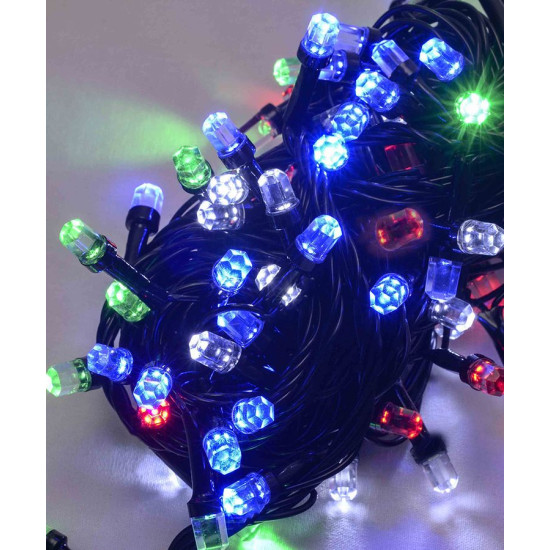 РУБИН 300 LED, черный провод, 20м, мульти RB / RG (1283-54)