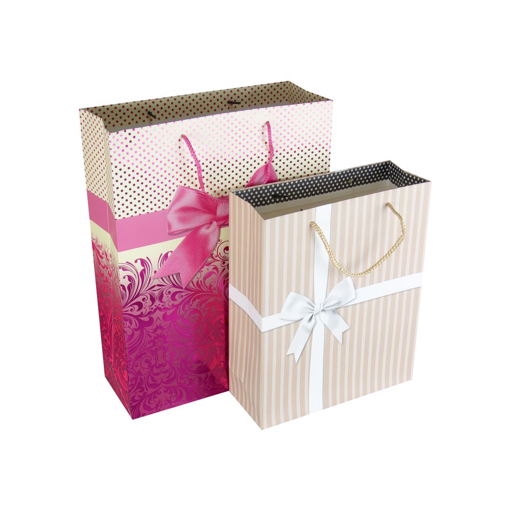 Пакет подарочный 210гр, 18 x 23 x 8см (12шт/уп) Разноцветный Unison (YM 8045-S)