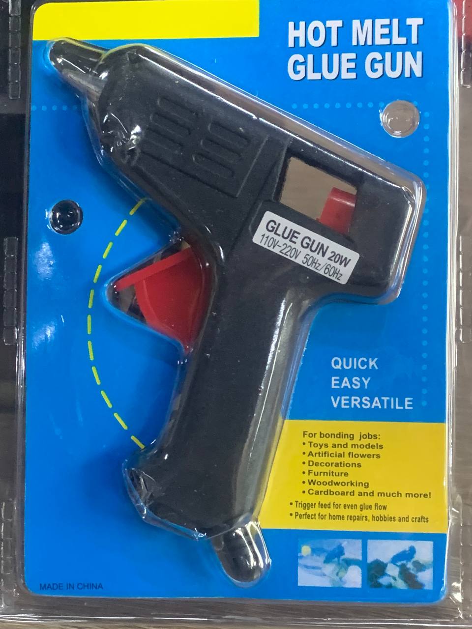 Пистолет для термо клея "Simple" ( 20W. 0.7mm) европ. розетка (4813)