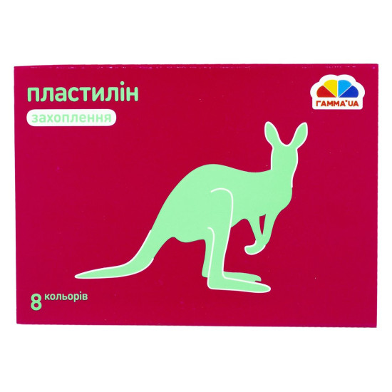 Пластилин 8 цветов Гамма (200302)