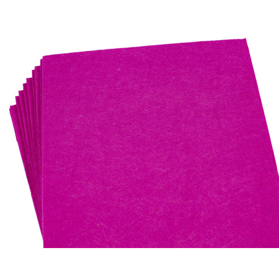 Фетр 2мм малиновый А4 -10 листов, 7794 Розовый Unison (7794)