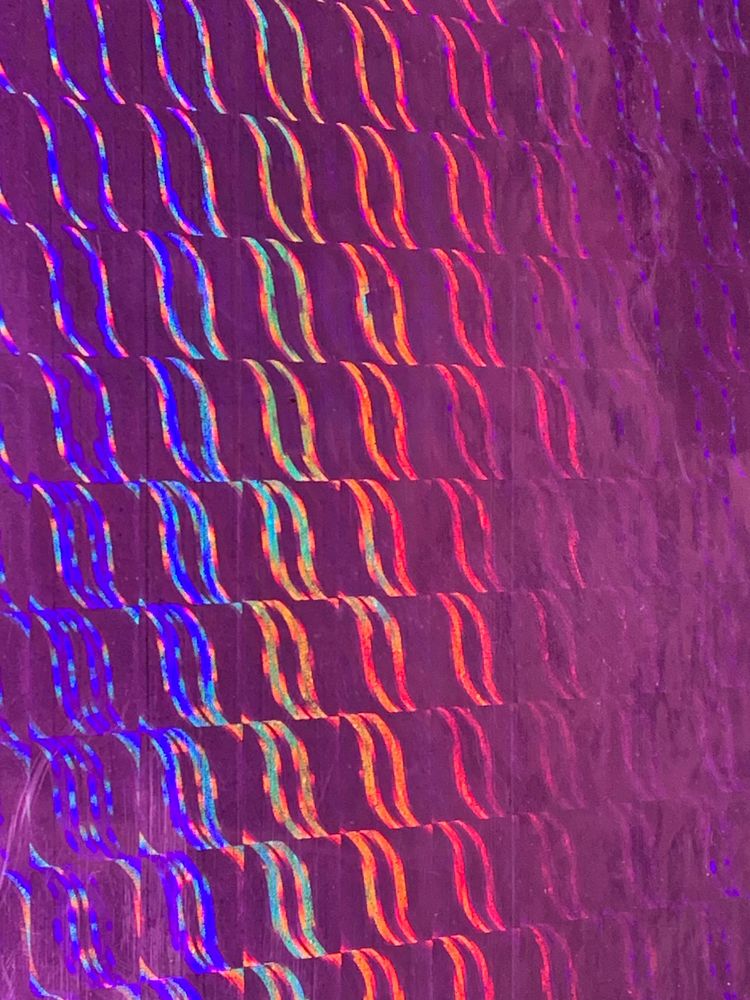 Полисилк 2С голограммный малинов 20 листов  100 х 70см Unison (Пт 404.5)