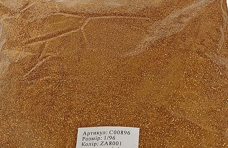 Глиттер (присыпка) 1кг красное золото Золотой Unison (ZA 8001)