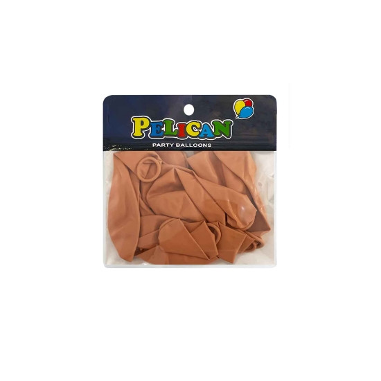 Шарики Pelican 10' (26 см)  винтажный оранжево коричневый, 10 шт/уп Оранжевый Pelican (811054)