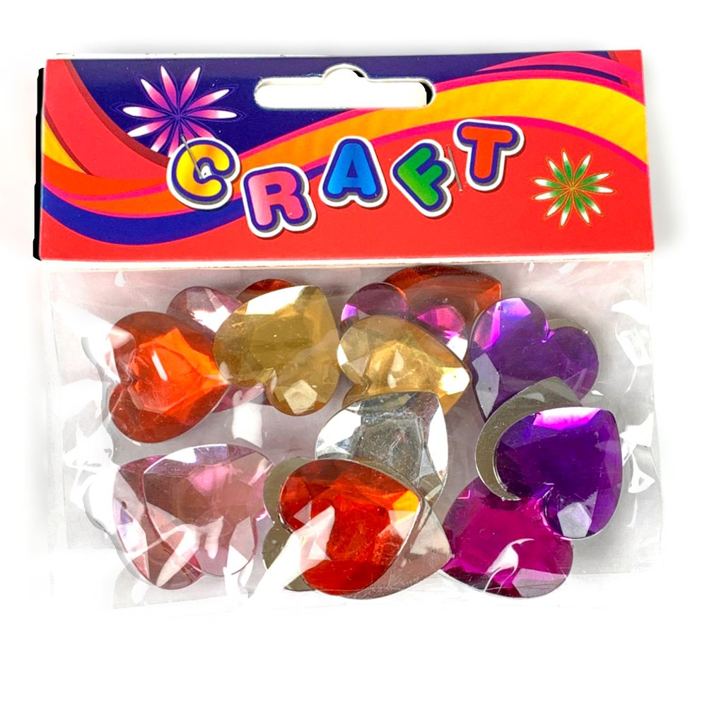 Набор для творчества "Стразы  сердца" 1см (272-10-Н)