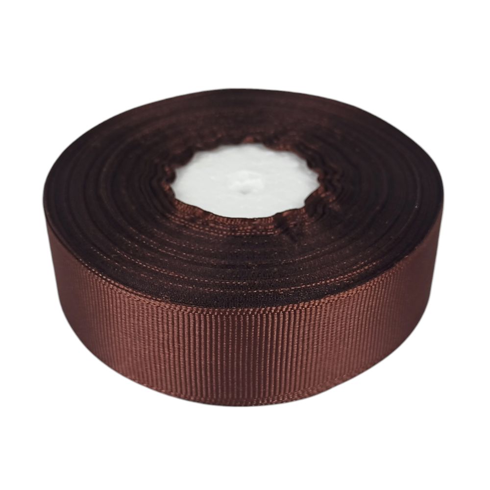 Репсовая лента 2,5см* 23 м коричневый Коричневый Marill (D00225-32)