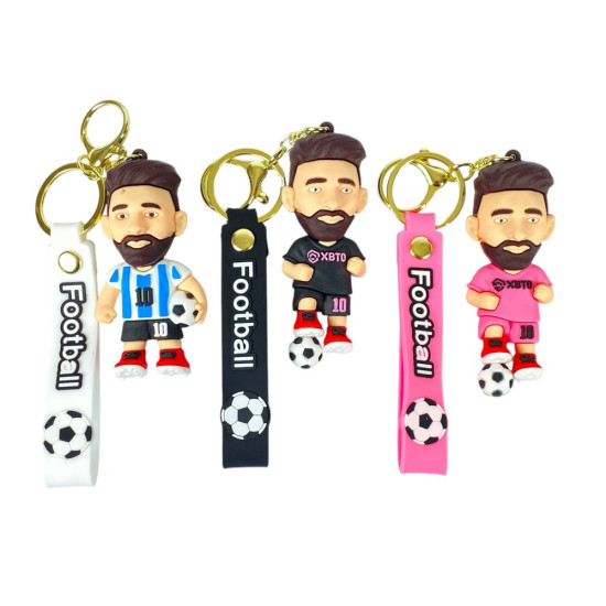 Брелок игрушка для ключей на рюкзак или сумку Messi  -8см (микс) (KT-5)