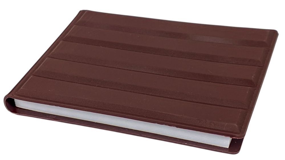 Блокнот 80 листов арома, "Шоколадка" 8 х 10,5см, 3 вида Коричневый Unison (8080)