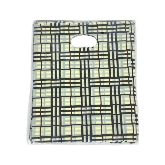 Подарочный пакет, полиэтиленовый 20 х 25см, 24шт/уп (10700-10)