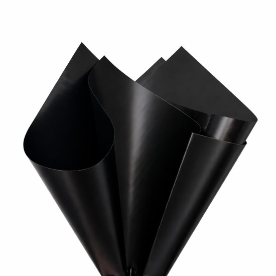 Пленка матовая "Моно" 60 мкр, 57 х 57см  20 листов Черный (j00325 -171/j00358-171)