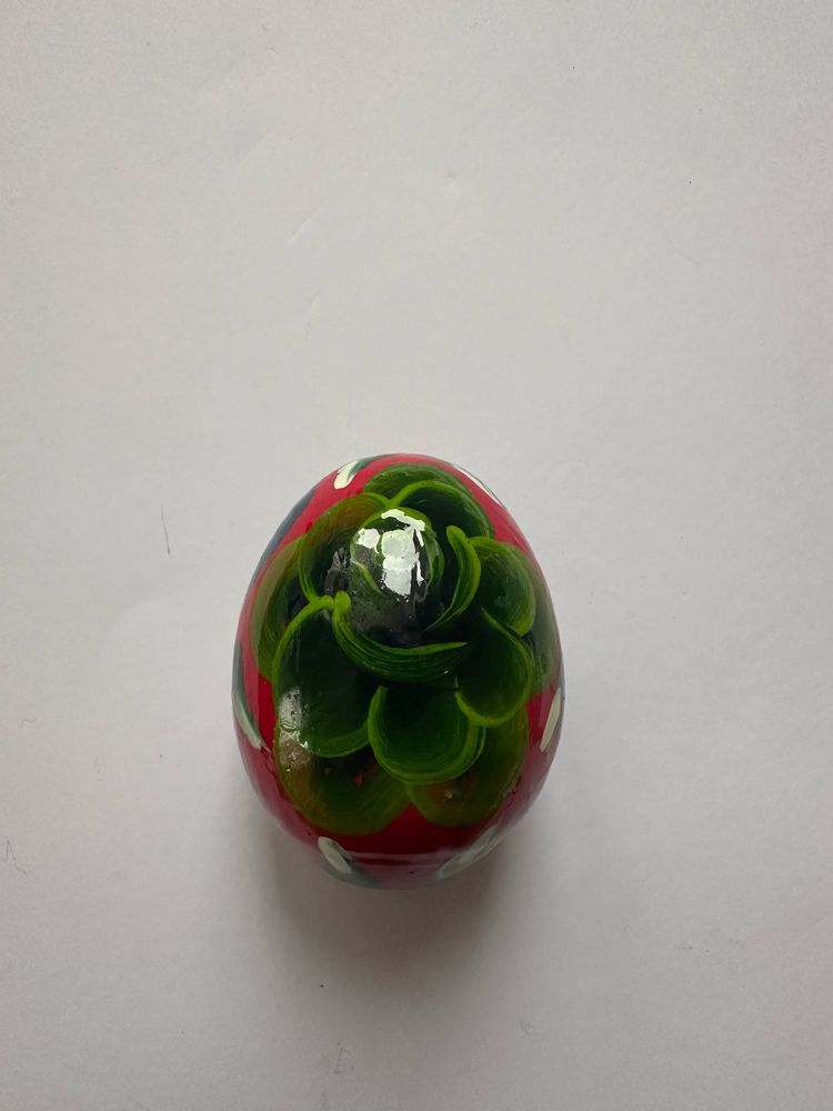 Деревянная писанка с росписью 6см Разноцветный Unison (L00113-2)