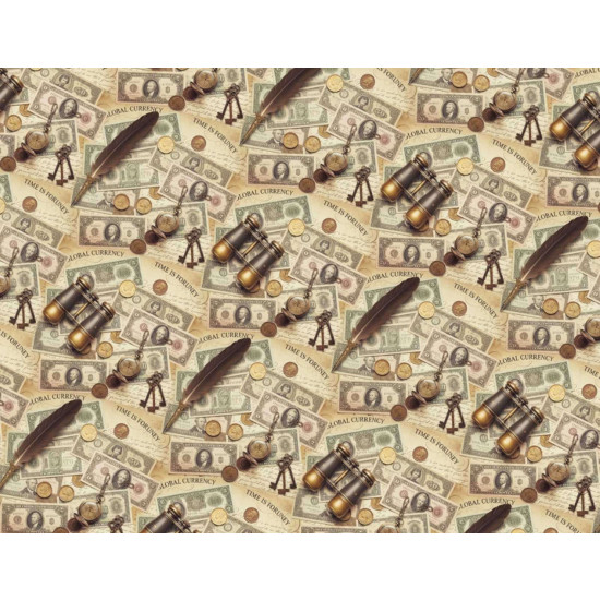 Бумага упаковочная мелованная 80г 10 листов  100 х 70см Unison (PVM10-346)