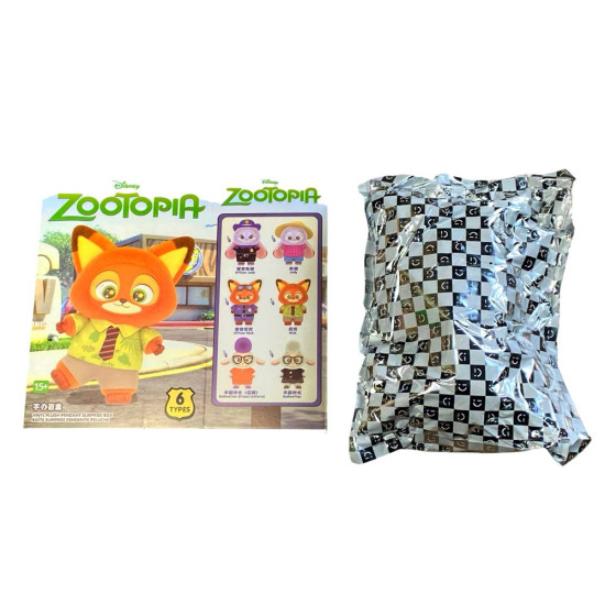 Мягкая игрушка-сюрприз Зоотрополис в коробочке, 16 х 11 х 6см Разноцветный MINISO (757-9)