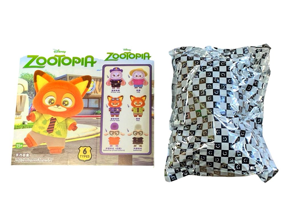 Мягкая игрушка-сюрприз Зоотрополис в коробочке, 16 х 11 х 6см Разноцветный MINISO (757-9)