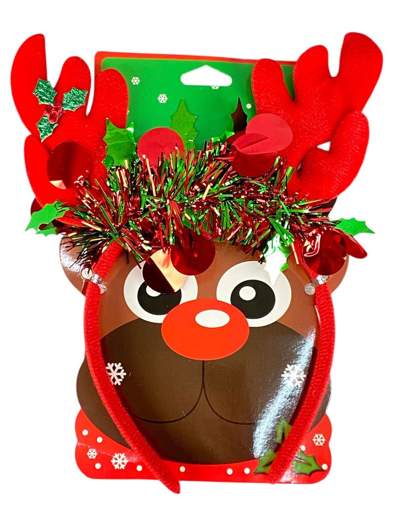 Обруч на голову "Рожки оленя" (640-14)