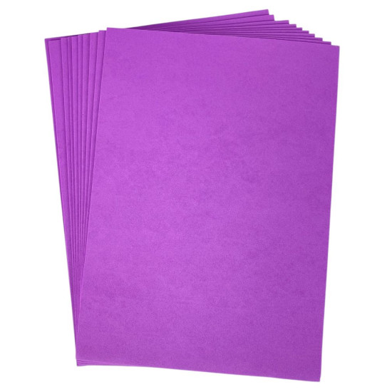 Фоамиран 20 х 30см, 1,5мм, 10 листов, Ярко фиолетовый Фиолетовый Josef Otten (15A4-7054)