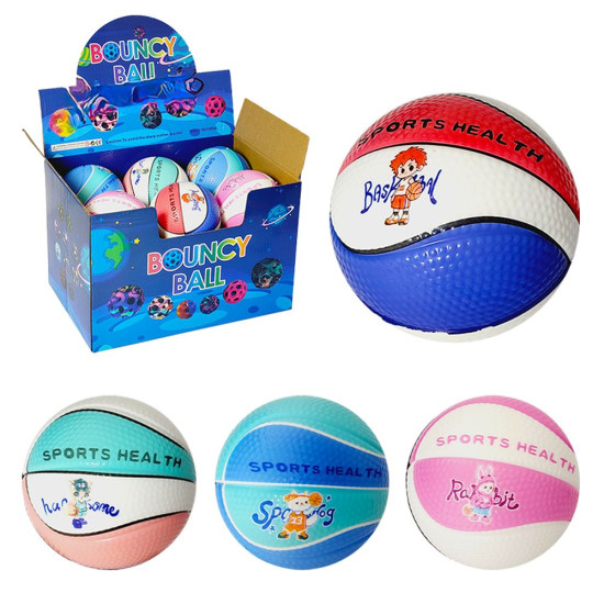 М'ячик гумовий, 10 см, в асортименті Різнокольоровий (50-14)