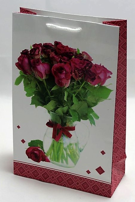 Пакет подарочный женская серия 130гр, 17 х 26 х 8см (12шт/уп) Unison (PVM172608W)