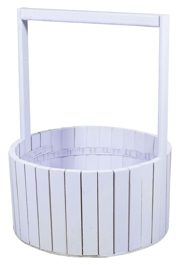 Корзина сиреневая деревяная  BW-300 (41х30х13см) (BW-300 lilak)