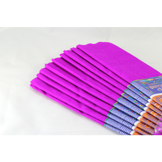 Креп-бумага 100%, 50х200см, 20г/м2 -  сиреневая, KR110-8021 (KR110-8021)
